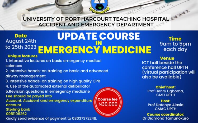  Update Course in Emergency Medicine