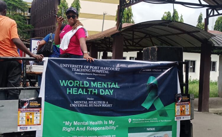  World Mental Health Day: Neuropsychiatry Department launch campaign to UNIPORT campus