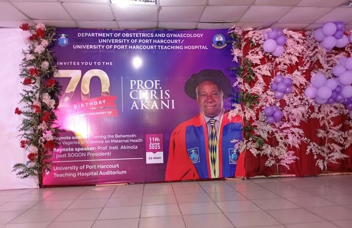 Celebrating Excellence: 70th Birthday and Send-off Ceremony for Prof. Chris Akani
