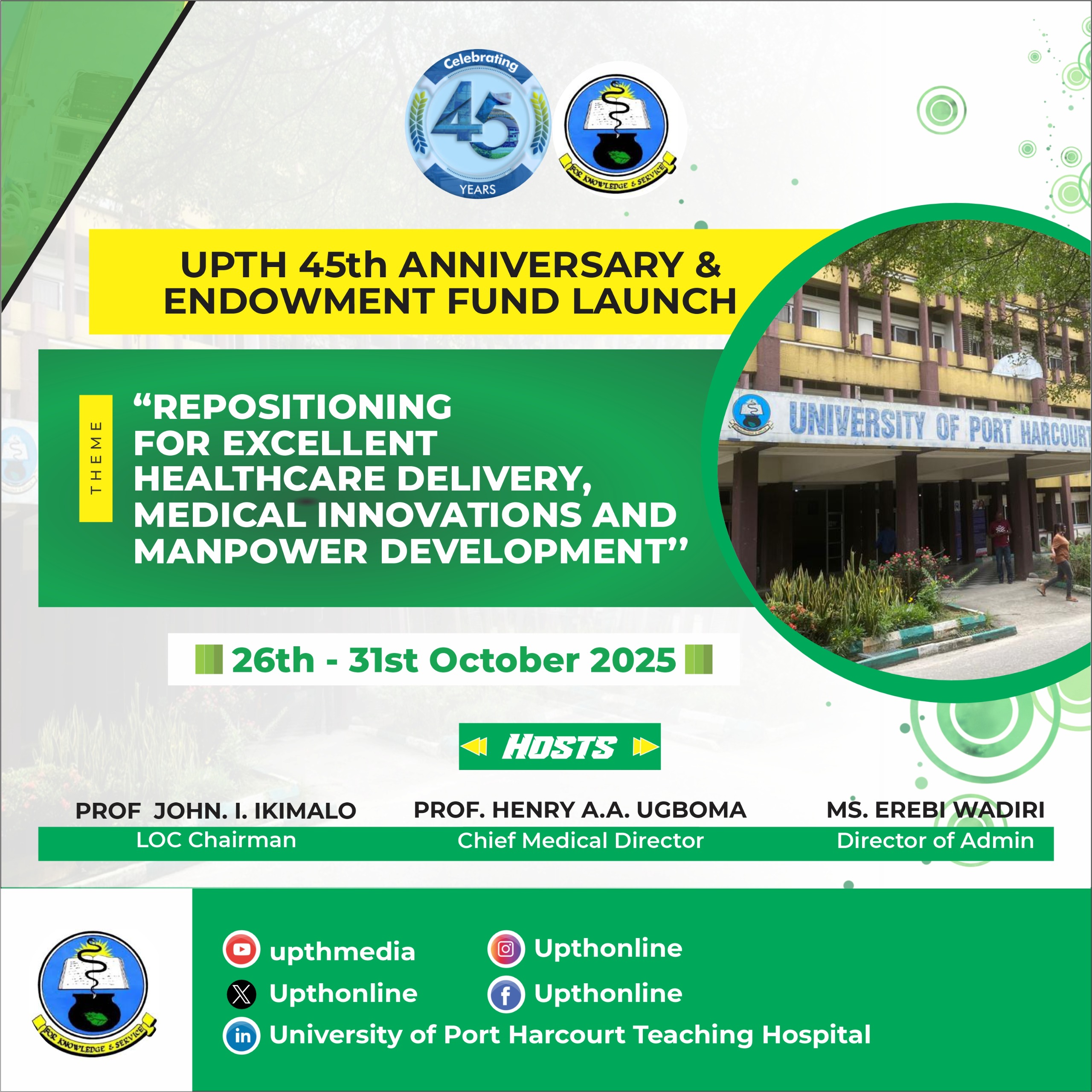 UPTH Celebrates 45th Anniversary with Endowment Fund Launch