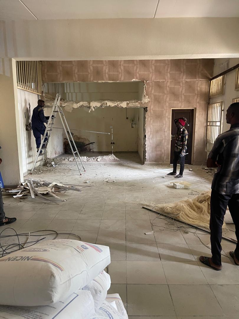 Ongoing Reconstruction of the CMD Wing at UPTH